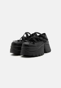 Koi Footwear MARGOT MONSTER PLATFORM MARY JANE - Saltos plataforma - black