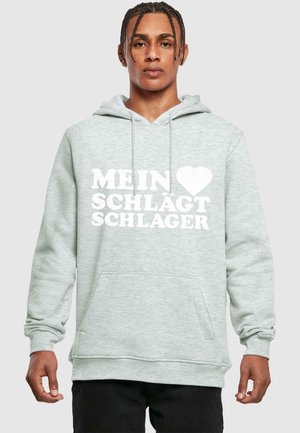 LOGO - Felpa con cappuccio - heather grey