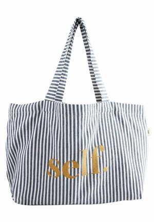 STRIPE - Borsa a mano - blue