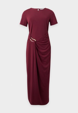 VILA, VIJUSTINE O NECK - Vestido ligero - tawny port