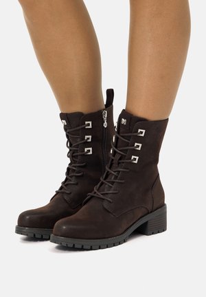 MILITARES - Stivaletti texani / biker - marron