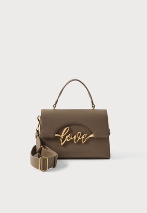 Love Moschino, ITALICS LOVE - Дамска чанта - mud