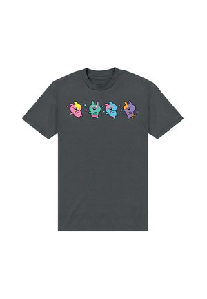 Henry Tiger, USAGYUUUN MULTICOLOURED HALLOWEEN VERSIONS - T-shirt imprimé - charcoal grey