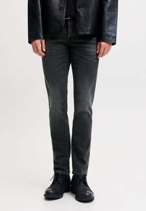 Jack & Jones, SLIM FIT JEANS JJIGLENN JJFOX SQ 380 NOOS SLIM FIT JEANS - Slim fit jeans - black denim
