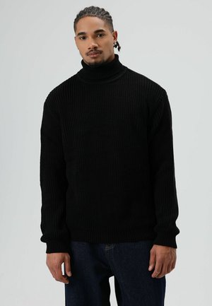 MOCK NECK - Pullover - black