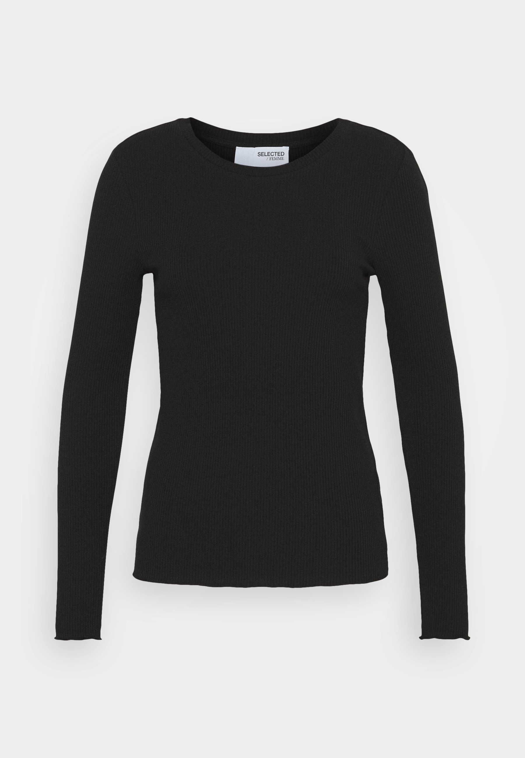 Marca SELECTED FEMMESELECTED FEMME Slfanna LS Crew Neck Tee STR S Noos Maglia a Maniche Lunghe Donna