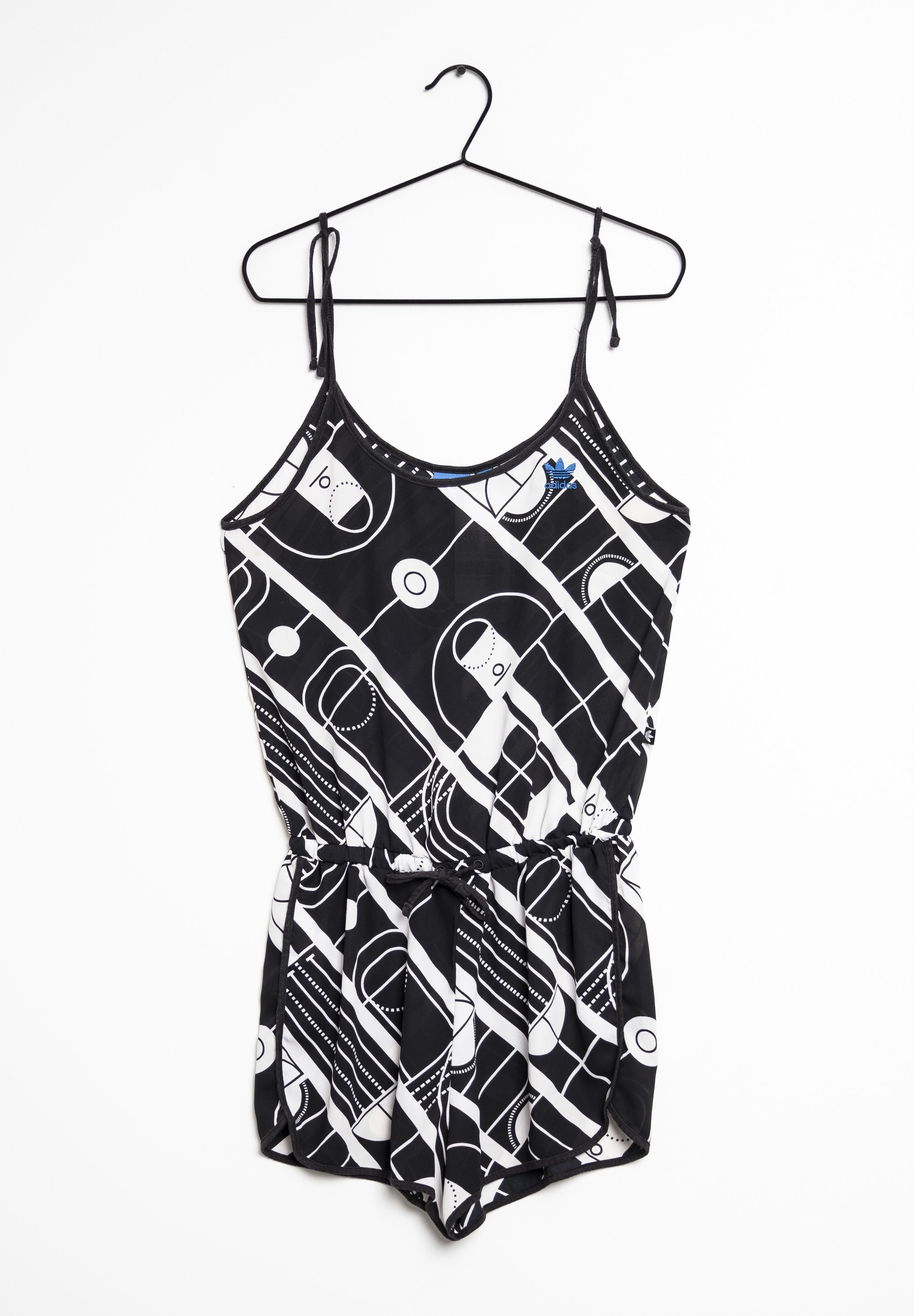 adidas Originals Jumpsuit black, white/black (Pre-owned