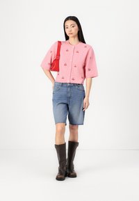 Object OBJTHESS SLEEVE CARDIGAN - Jopica - rose elegance
