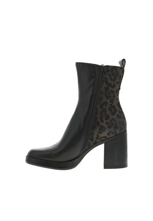 Bottines à plateau - léopard