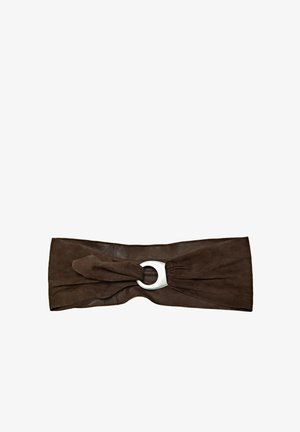 Massimo Dutti, Tailleriem - mottled dark brown