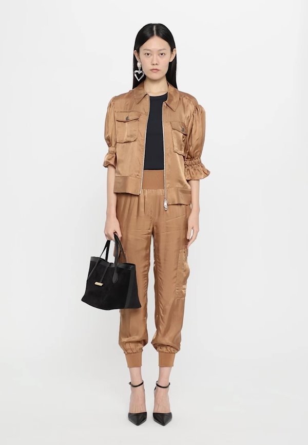 HOLLY JACKET - Summer jacket - cocoa2