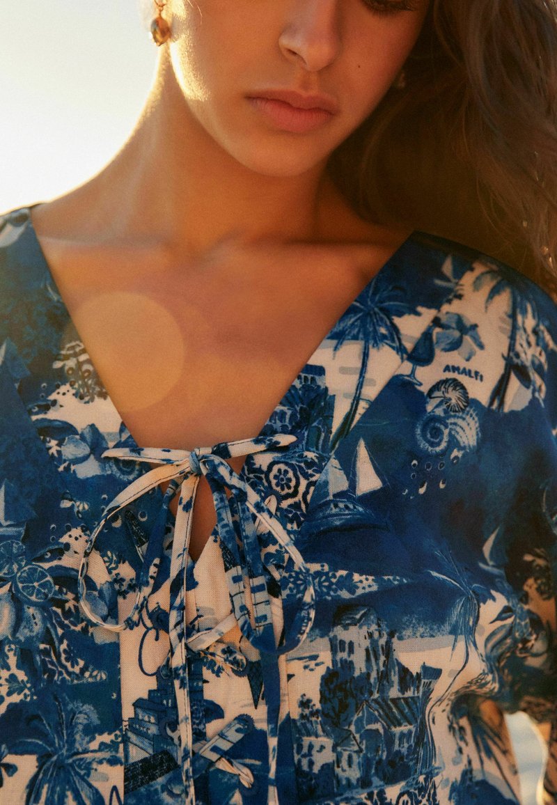 Next KAFTAN  - Maxiklänning - blue white