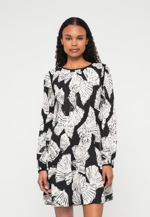 FLUID PLEATED DRESS - Rochie de zi - black