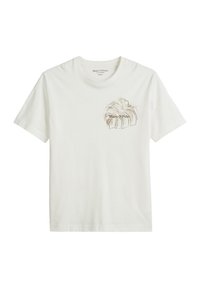 SHORT SLEEVE SEASONAL LOGO ARTWORK - T-Shirt print - egg white