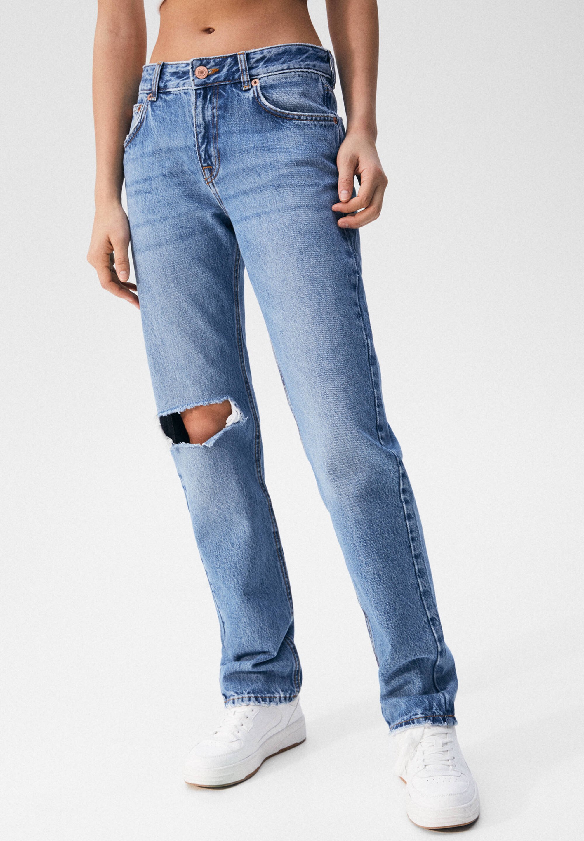 PULL\u0026BEAR Straight leg jeans - royal 