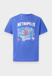 SUPERMAN METROPOLIS - Tricou cu imprimeu - dazzling blue