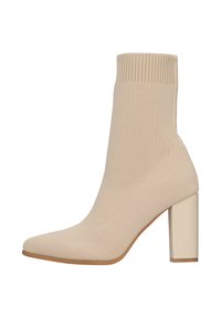 Botines de tacón - natur