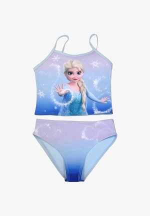 Disney FROZEN, DISNEY DIE EISKÖNIGIN TANKINI BADEANZUG ELSA FROZEN ZWEITEILER - Badeanzug - blau