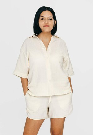 SIMPLY KURZARM - Nachtwäsche Shirt - wollweiß