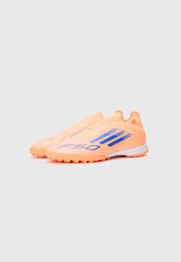 adidas Performance F50 PRO LACELESS TURF FOOTBALL BOOTS - Voetbalschoenen voor kunstgras - beam orange/lucid blue/white