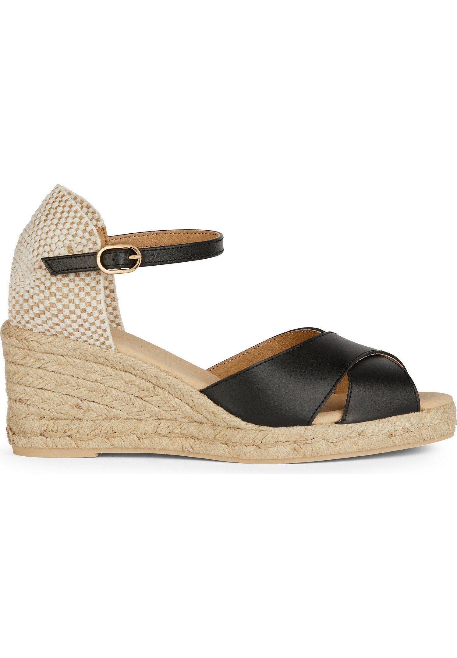Geox Damen Sandalette 'Panarea D' – Wedge Mit Atmungsaktiver Sohle