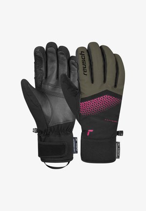Reusch, MICKY XT - Gloves - burnt olive pink glo