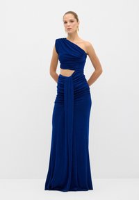 adL OFF THE SHOULDER LONG - Společenské šaty - navy blue