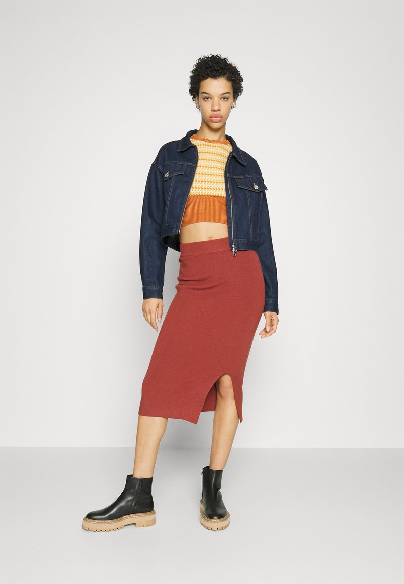 dkny ombre skirt