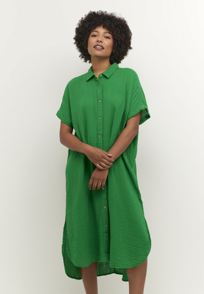 Culture - ELINA KAFTAN - Rochie tip cămașă - jolly green, Extindeți