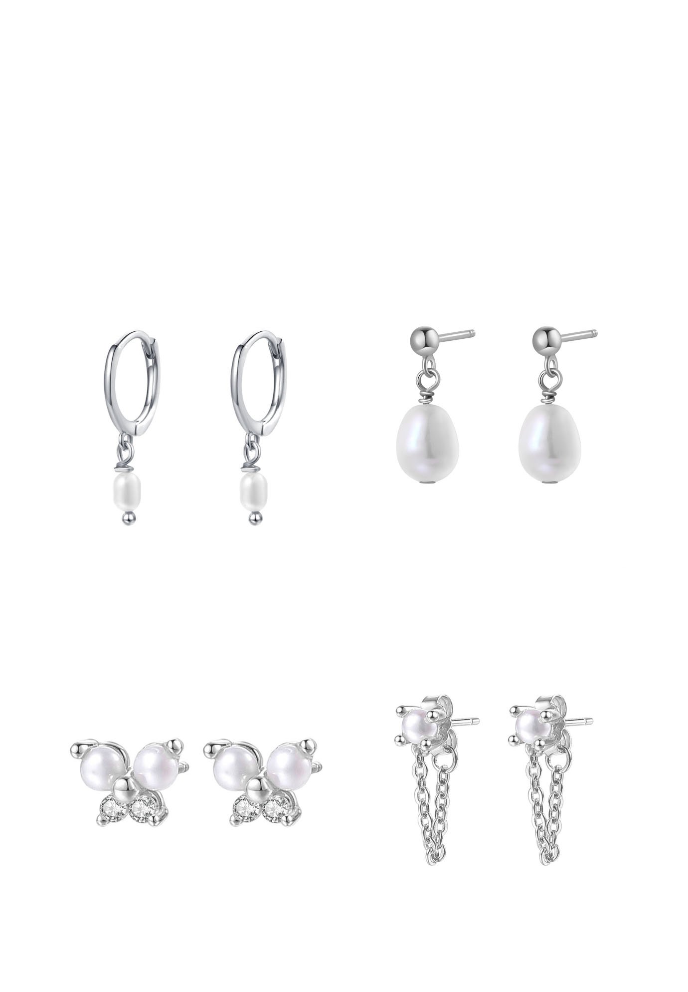 Miniblings Ohrringe „18“ – Versilbert, Ca. 10 Mm – Handmade Modeschmuck Zum 18. Geburtstag
