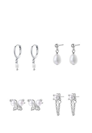 Pearly - Earrings - silver coloured