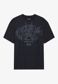 YOURTURN UNISEX - Print T-shirt - black