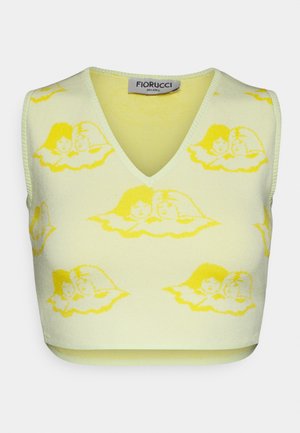 Fiorucci INTARSIA - Μπλούζα - yellow