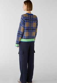 Oui GEBRUSHT - Pullover - blue green