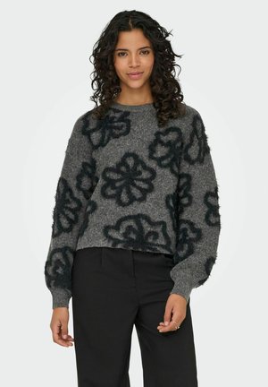 PULLOVER - Strickpullover - dark grey melange