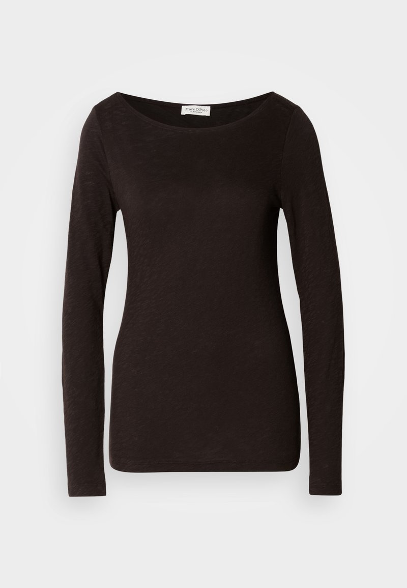 Marc O’Polo Longsleeve donkerbruin