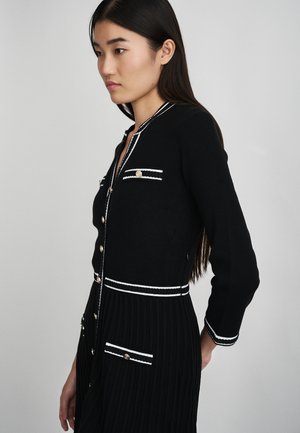REDOUA - Gebreide jurk - noir