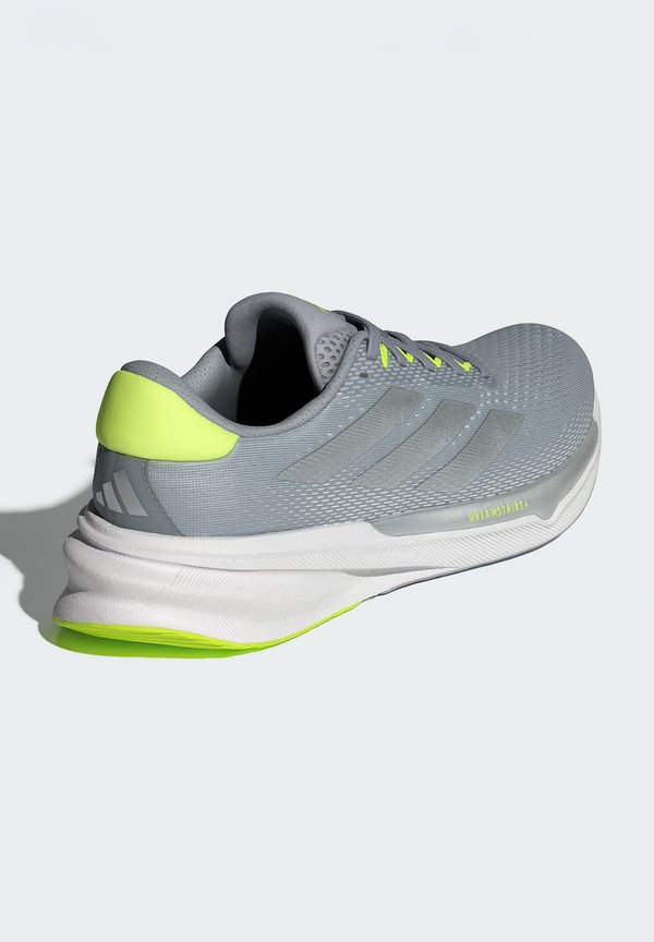 SUPERNOVA STRIDE - Road running shoes - halo silver silver metallic lucid lemon4