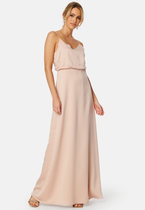 Bubbleroom STRAP SATIN GOWN - Maxi-jurk - salmon