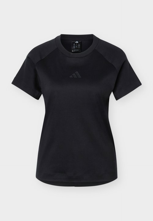 adidas SOFT LUX TEE - Basic T-shirt - black — foto 5