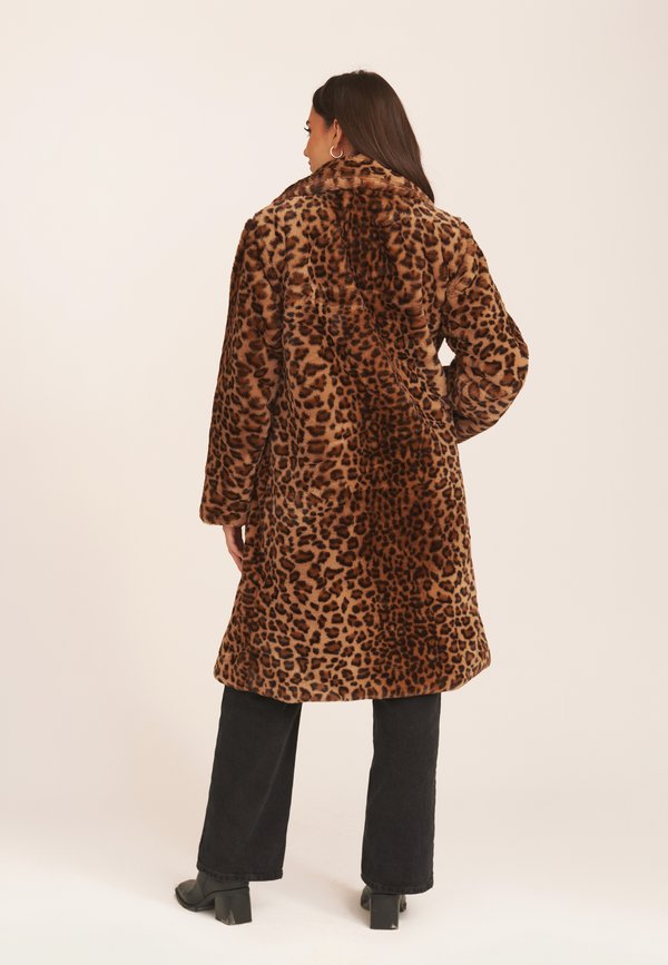 LEOPARD DOUBLE BREASTED LONGLINE - Short coat2
