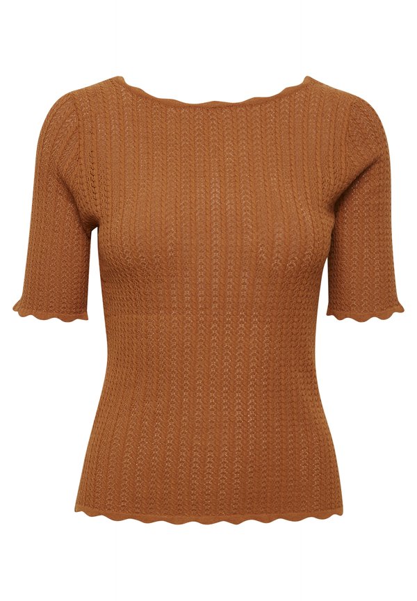 IRFANTO - Print T-shirt - caramel café2