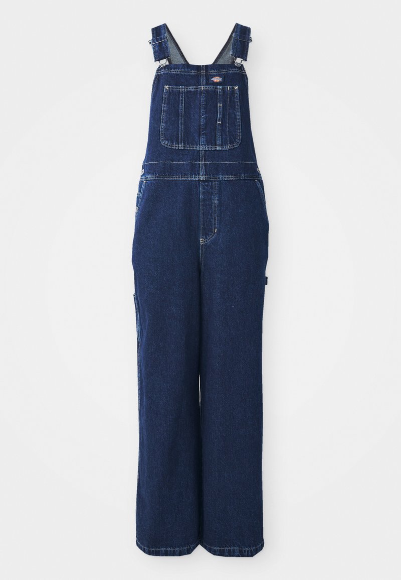 Dickies Denim tuinbroek donkerblauw denim