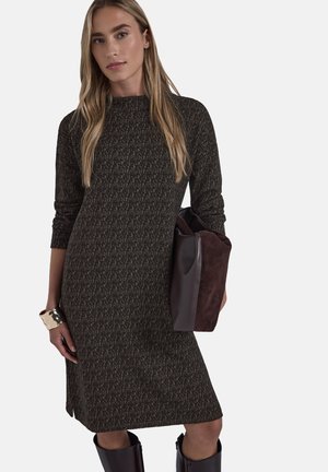 Strickkleid - schwarz