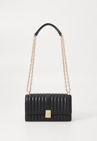 DECO MINI FLAP CHAIN CROSSBODY - Kézitáska - black