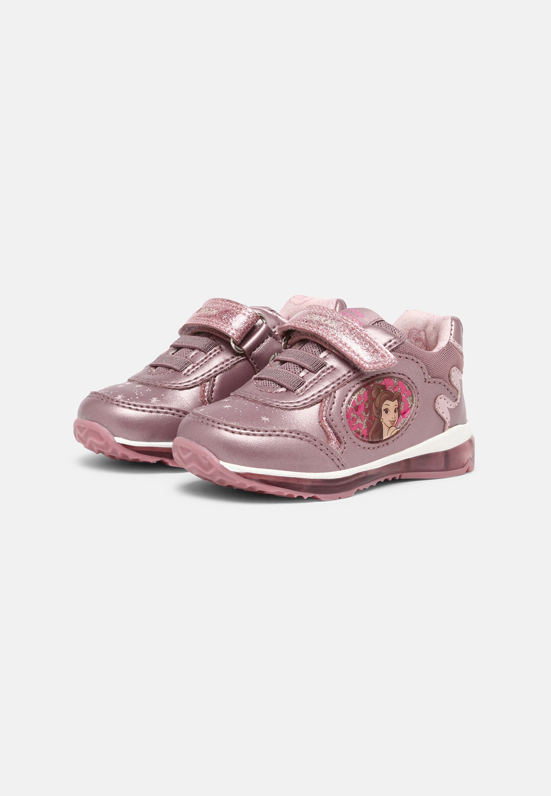 Geox DISNEY PRINCESS BELLE BABY TODO GIRL - Zapatillas - dark pink/rosa -  Zalando.es
