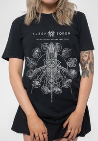 Paradiso Clothing SLEEP TOKEN TOMB WHALE - Print T-shirt - black
