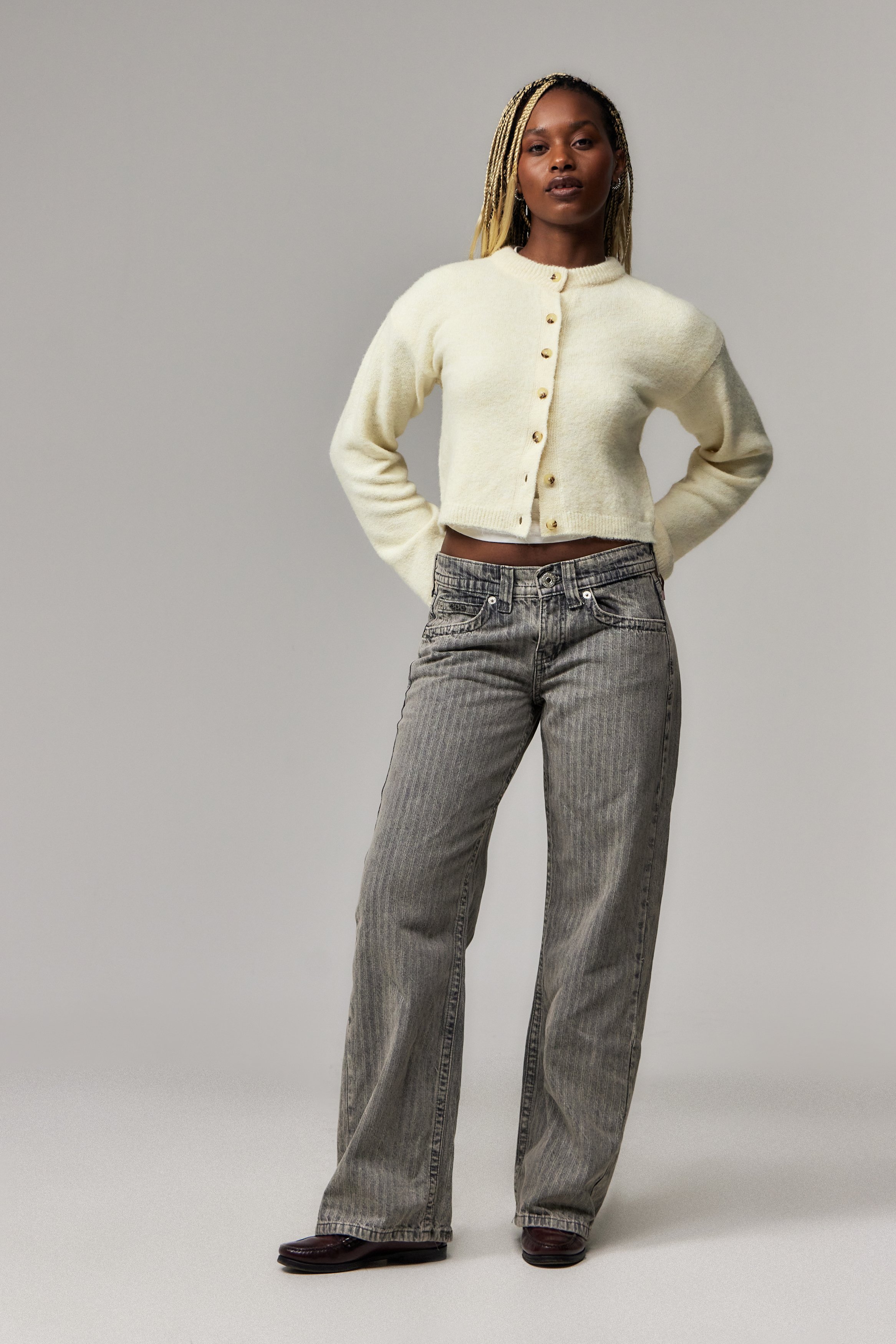 BDG Urban Outfitters KAYLA STRIPE - Straight leg jeans