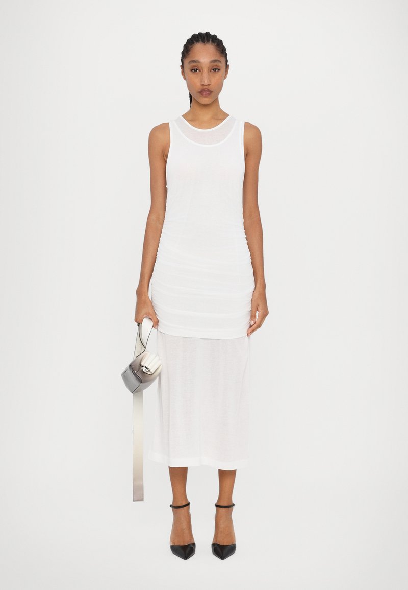 BITE Studios ROMANA LAYERED SHEER TANK DRESS - Jersey dress - white -  Zalando.ie