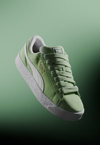 Puma - SUEDE XL UNISEX - Obuća za skateboard - pure green/white Minijatura 1